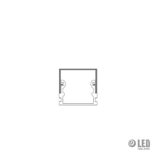 Profil frameless - AC1600 - 200CM - gris