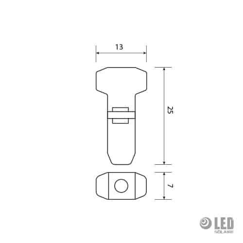 Connecteur fils pour rubans - T - monofil – Bild 2