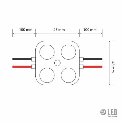 Module a l'unité - LED 3W étanche IP67 - 12V – Bild 3