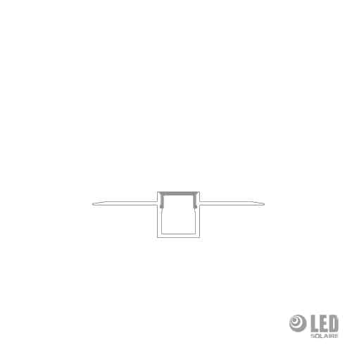 Profil construction a sec - AC9100 - 300CM - fin