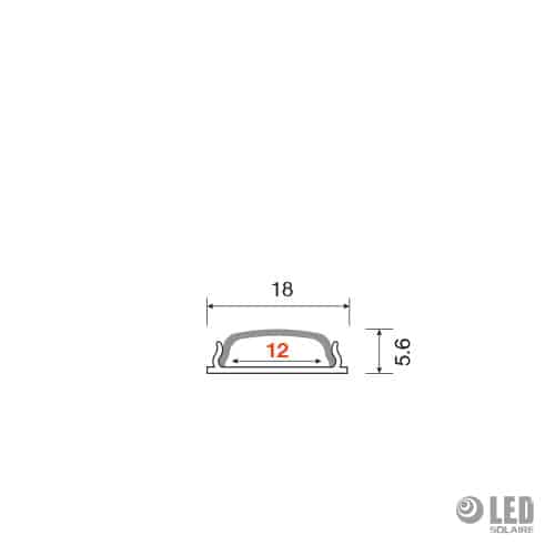 Profil flexible - AC2400 - 200CM - gris – Image 2