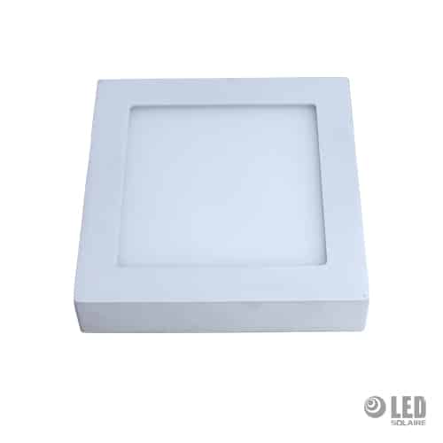 Plafonnier carré - slim - 10W - 4200K - 18CM
