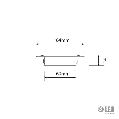 Minispot slim - 3.5W - gris - 5000K - variable – Image 2