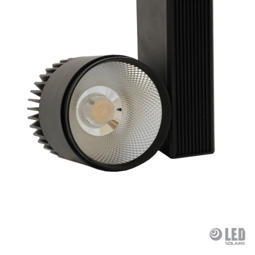 Spots sur rail - noir - 30W - 3000K - O100mm