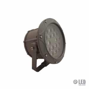 Projecteur architectural rond, 12W, 3000K