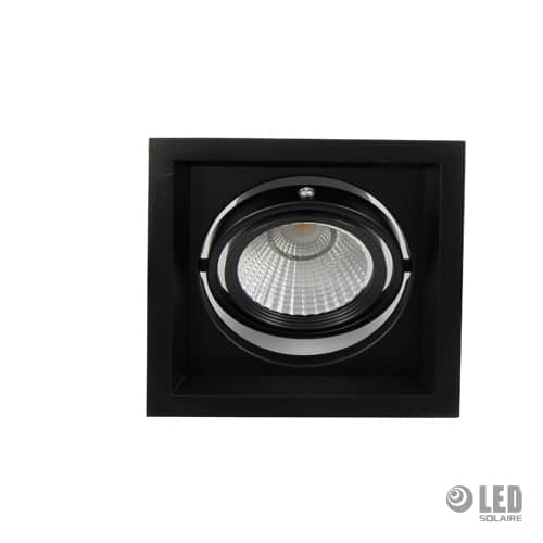 Module de spot a encastré - noir - 15W - 3000K