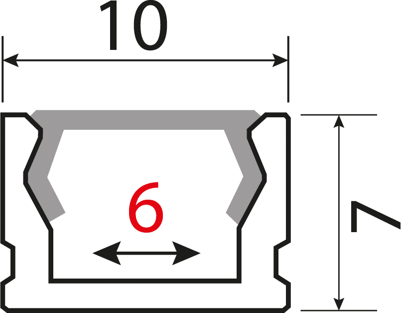 Profil apparent - AC1200SB - 300CM - slim – Image 2