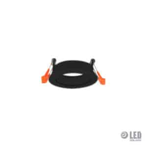 Collerette ronde - ELF130 - O80 - noir