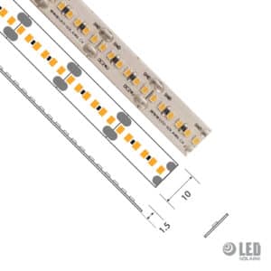 Ruban CV 10 W/m - IP20 - 24V - 3000K - 300 LED/m