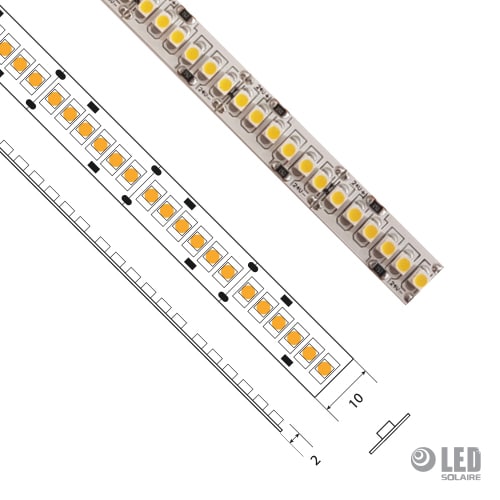 Ruban CV 19.2 W/m - IP20 - 24V - 3000K - 240 LED/m