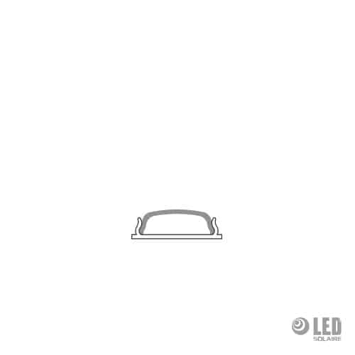 Profil flexible - AC2400 - 200CM - gris