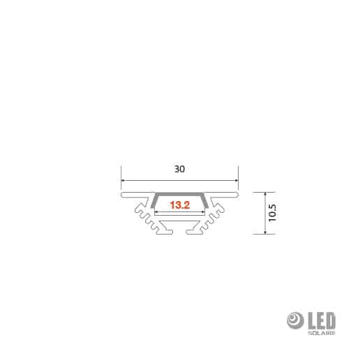 Profil d'angle - AC6500 - 200CM - gris – Image 2