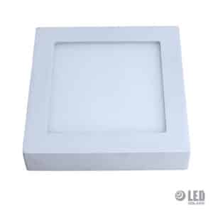 Plafonnier apparent - slim - carré - 18W - 4200K