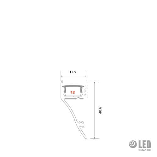Profil corniche - AC2700 - 200CM - gris – Image 2