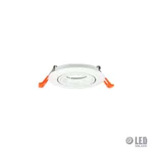 Collerette ronde - ELF124 - O96 - blanc