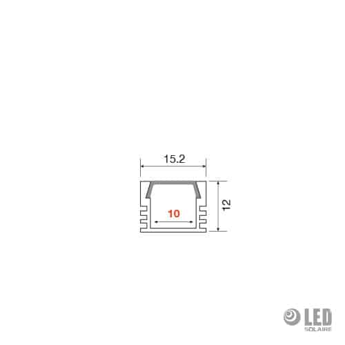Profil apparent - AC5500 - 200CM - gris – Image 2
