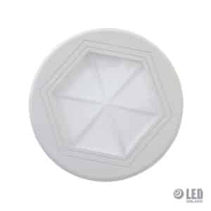 Applique encastré slim - rond/hexagone - 12W - 280