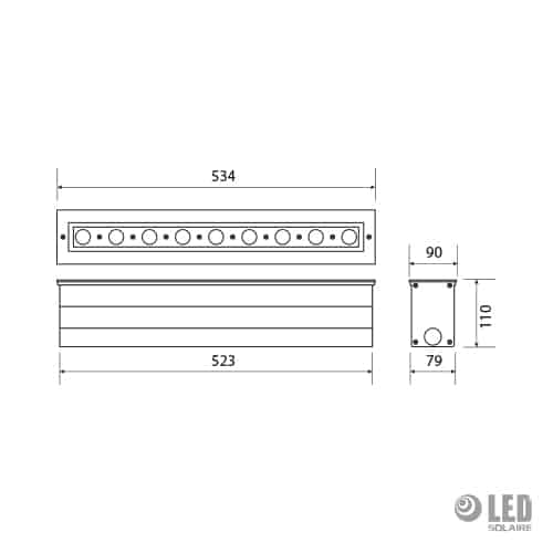 Barre led architecturale direct. - 60W - 4000K – Image 2