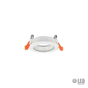Collerette ronde - ELF130 - O80 - blanc