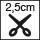 Produit sécable tous les 2,5 cm