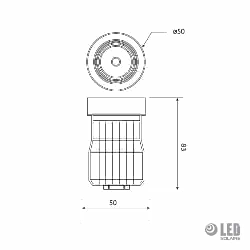 Module spot - 9W - blanc - 3200K - variable – Image 2