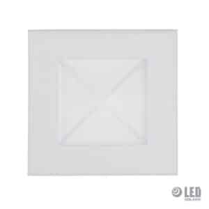 Applique carré - blanc - 12W - 2800K - non-variabe