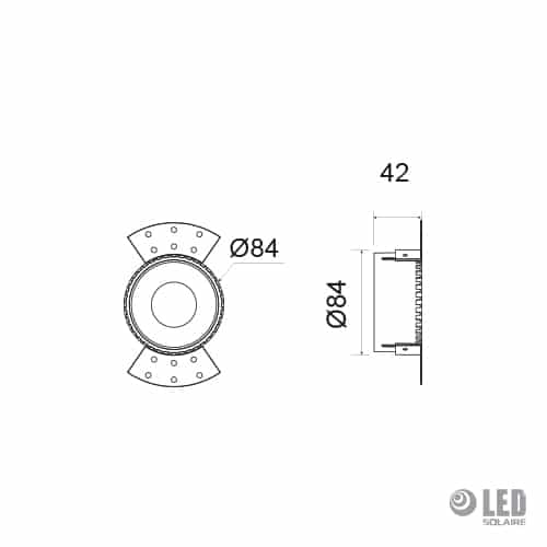 Collerette ronde - ELF137 - O84 - b/ab – Image 2