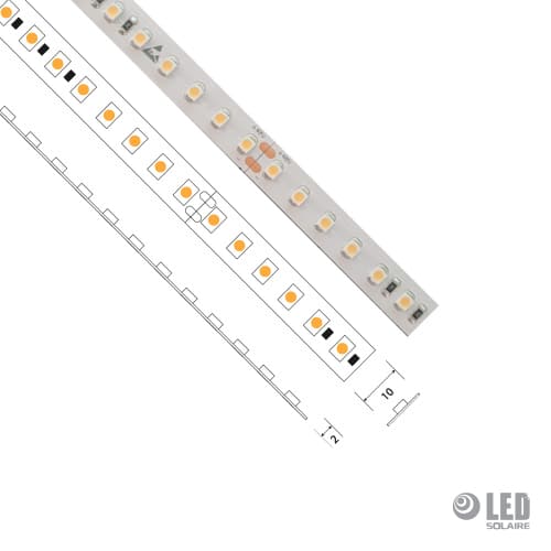 Ruban CV 14.4 W/m - IP20 - 48V - 3000K - 120 LED/m