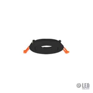 Collerette ronde - ELF124 - O96 - noir