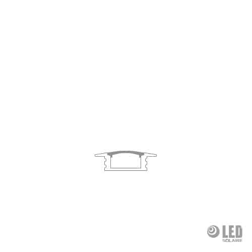 Profil encastrable AC8200N-SP - 200CM - noir